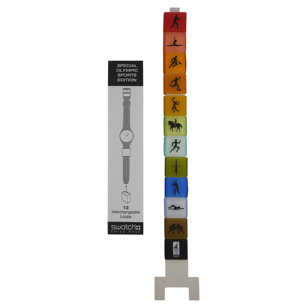 Original Schlaufen-Set der Swatch OLYMPIC VENUE TRANSPARENT GK209SL-LOOP
