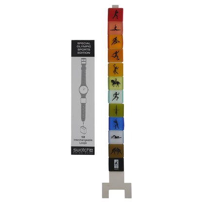 Original Schlaufen-Set der Swatch OLYMPIC VENUE TRANSPARENT GK209SL-LOOP
