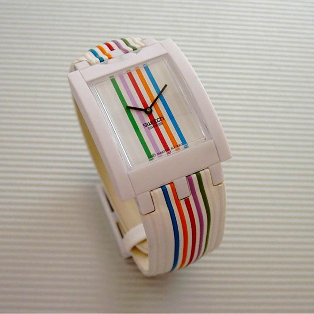 Swatch Turnover Lucky Stripes SUFW100