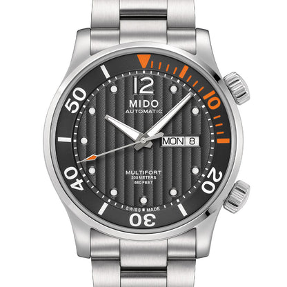 Multifort Two Crowns Diver 42 mm Black Steel