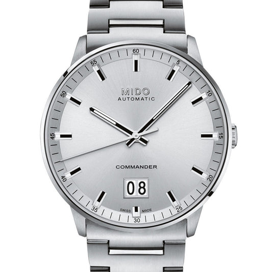 Commander II Big Date 42 mm Silver (Ausstellungsstück)