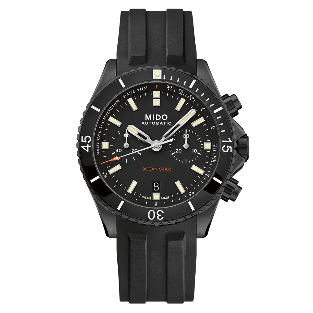 Ocean Star Chronograph 44 mm Black Rubber