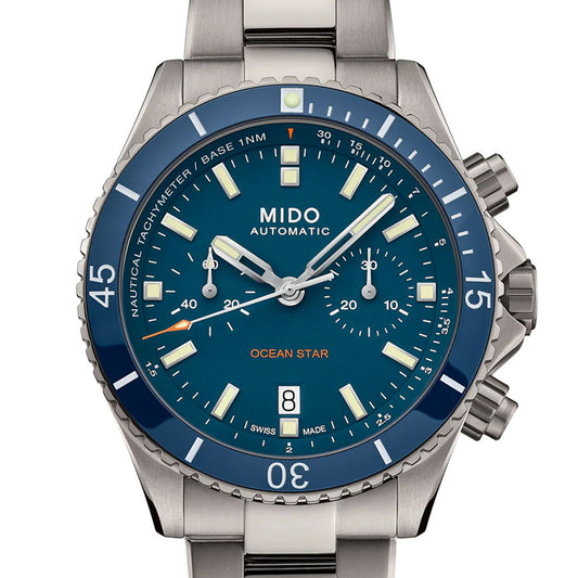 Mido Ocean Star Chronograph Blue Steel M026.627.37.051.00
