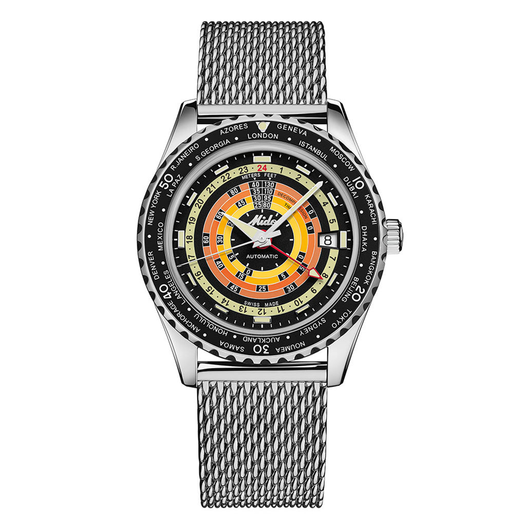 Ocean Star Decompression Worldtimer 40,5 mm Orange Special Edition