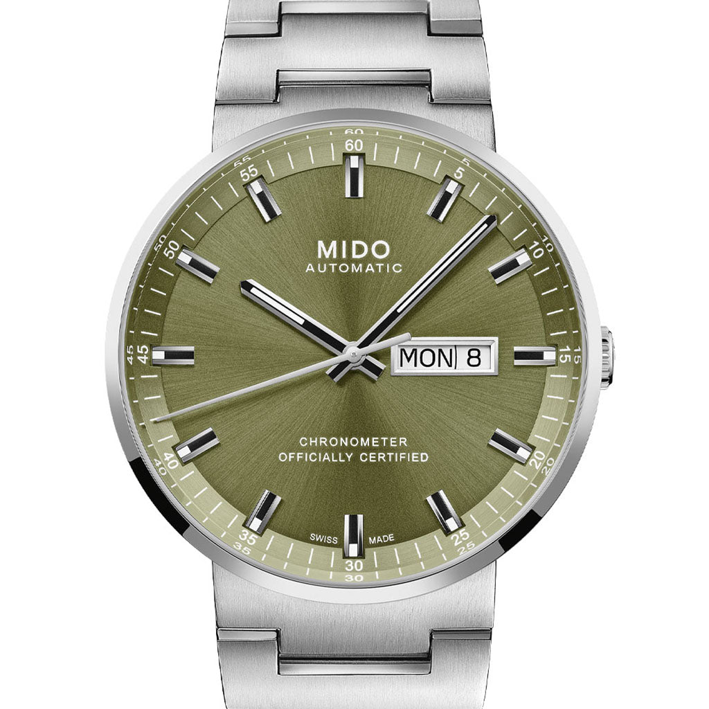 Mido Commander Icône Chronometer Green M031.631.11.091.00