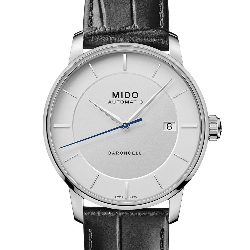 Baroncelli II Signature 39 mm Gent Leather Black