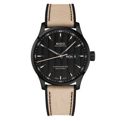 Multifort Chronometer 1 Black Leather Beige 42 mm