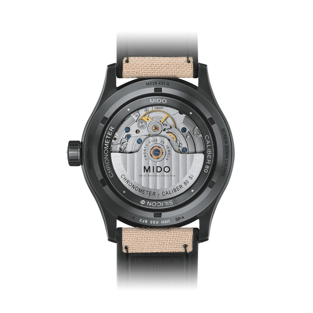 Multifort Chronometer 1 Black Leather Beige 42 mm