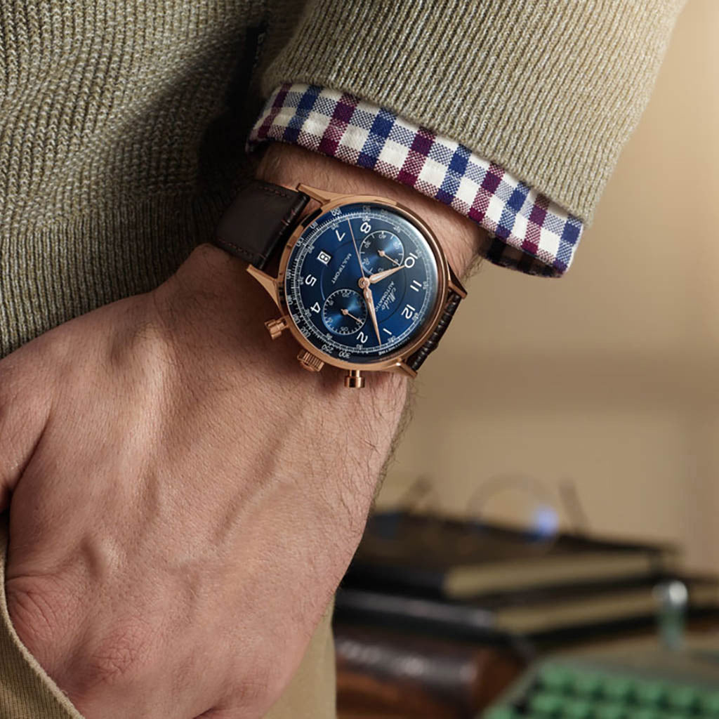 Multifort Patrimony Chronograph 42 mm Blue (Ausstellungsstück)