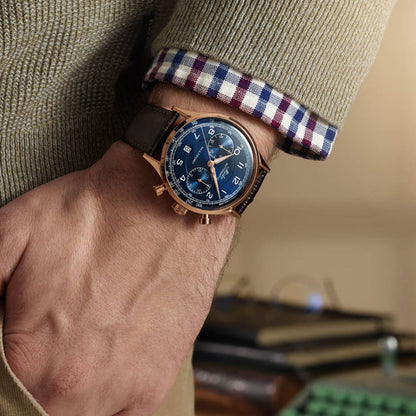 Multifort Patrimony Chronograph 42 mm Blue (Ausstellungsstück)