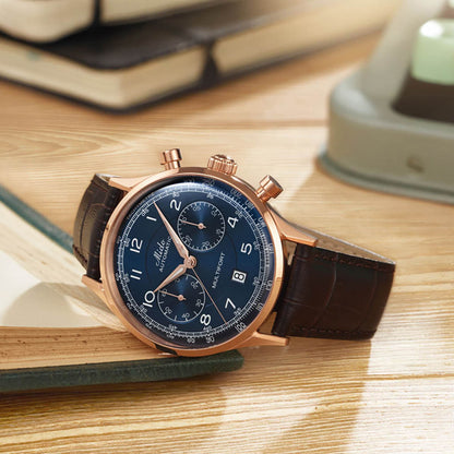 Multifort Patrimony Chronograph 42 mm Blue (Ausstellungsstück)
