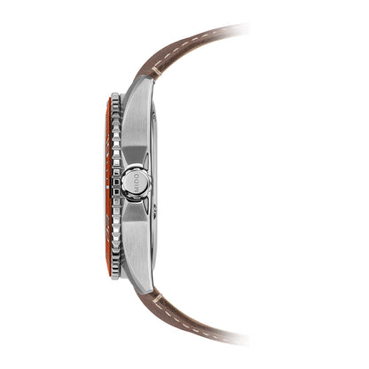 Ocean Star 200C 42,5 mm Black Leather Brown