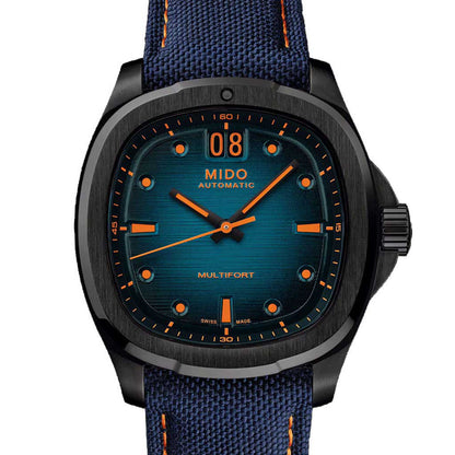 Mido Multifort TV Big Date Blue-Black M0495263704100