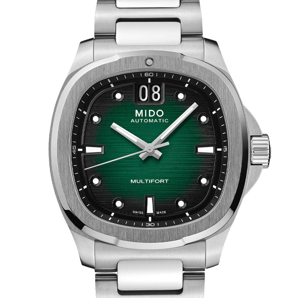 Mido Multifort TV Big Date Green M049.526.11.091.00