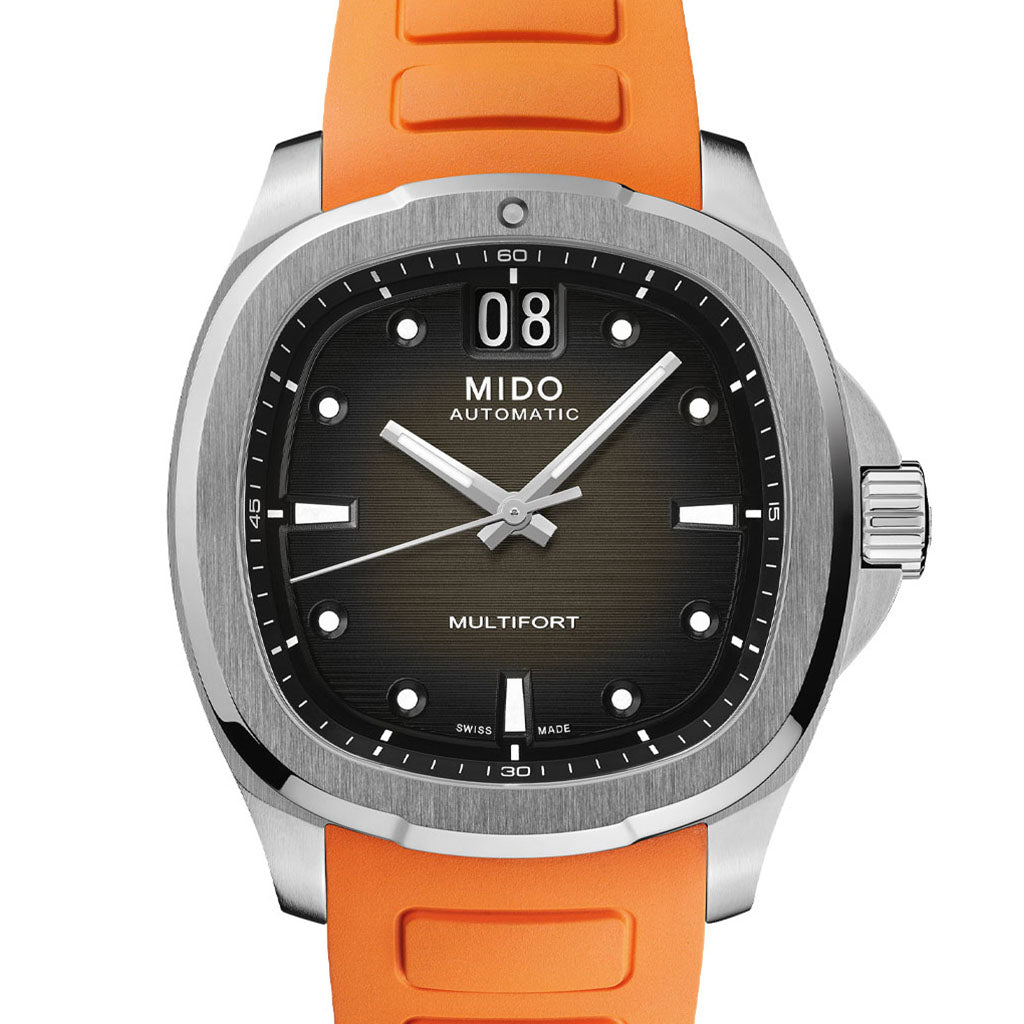 Mido Multifort TV Big Date Grey Rubber M049.526.17.081.00