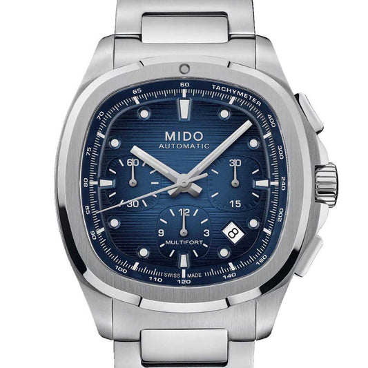 Mido Multifort TV Chonograph Steel Blue M0495271104100