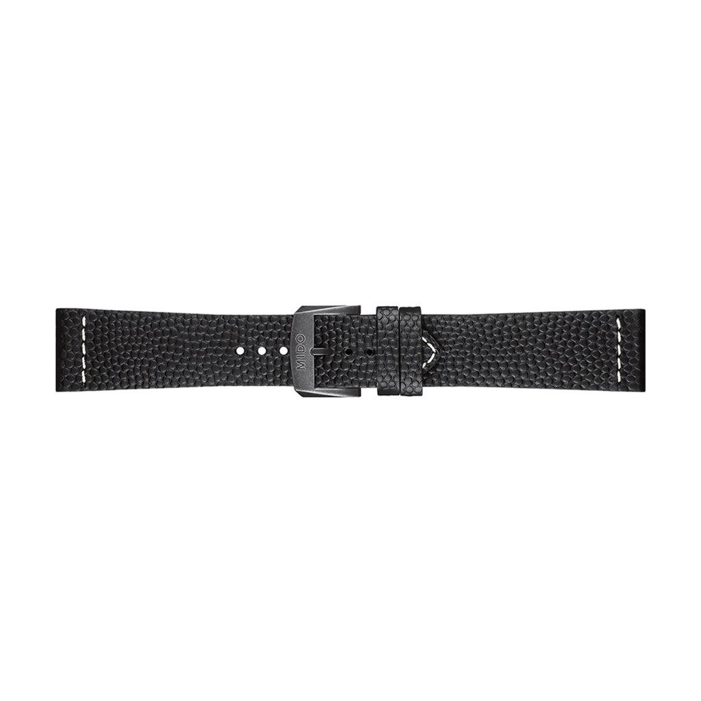Mido Armband Multifort Escape Horween Special Leather Black M600015911
