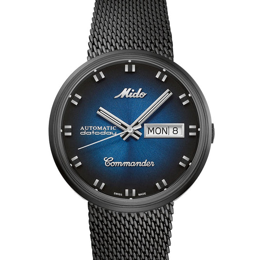 Mido Commander Shade Blue M8429.3.25.11