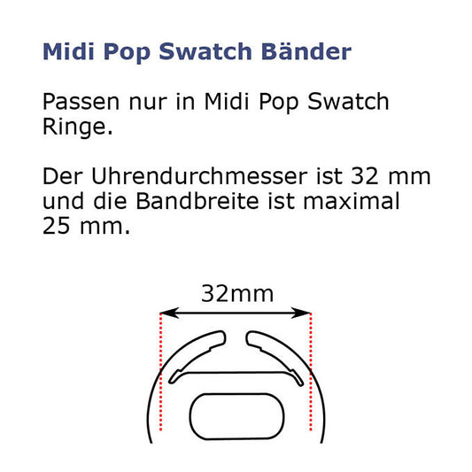 Swatch Ersatzband SNOW BUMP PKB101S