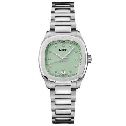 Multifort TV 28 Quarz Silver Green and Diamonds