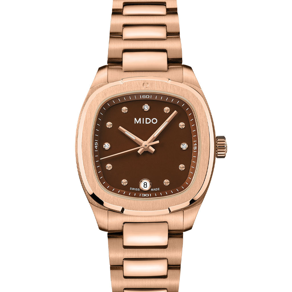Multifort TV 28 Quarz Roségold and Diamonds