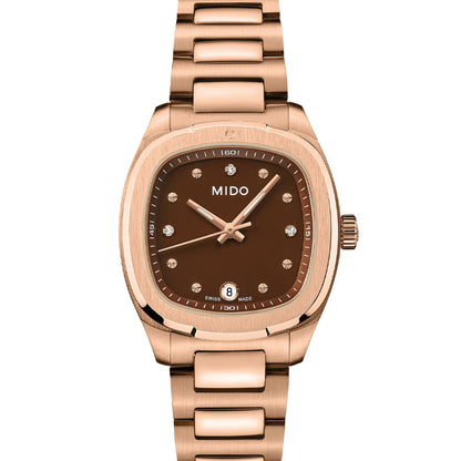 Multifort TV 28 Quarz Roségold and Diamonds