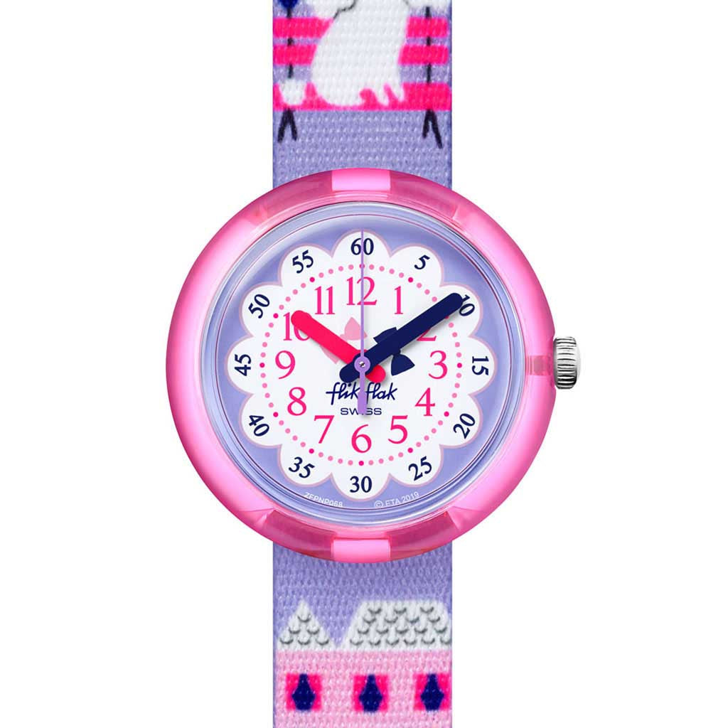Flik Flak Kinderuhr Miss Poodle ZFPNP068