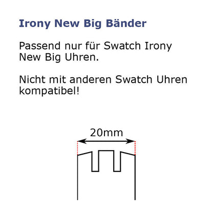 Swatch Ersatzband In A Grayish Mode AYTS403G