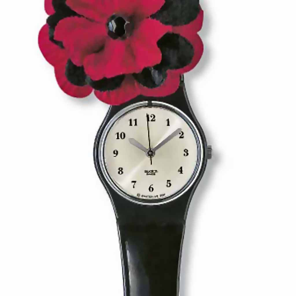 Swatch Lady Noir de Rose LB158P