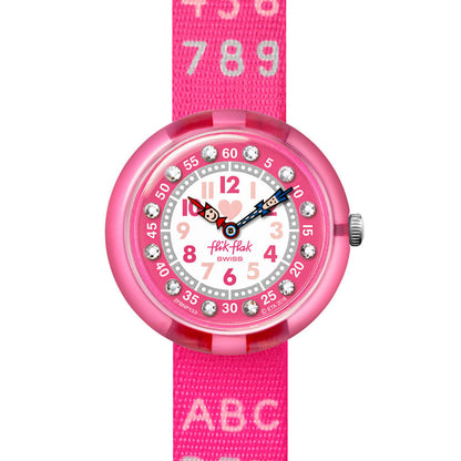Flik Flak Kinderuhr Pink Ab34 FBNP133