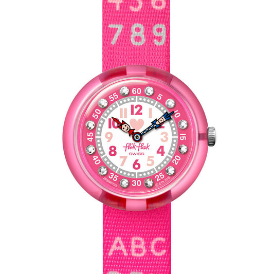 Flik Flak Kinderuhr Pink Ab34 FBNP133