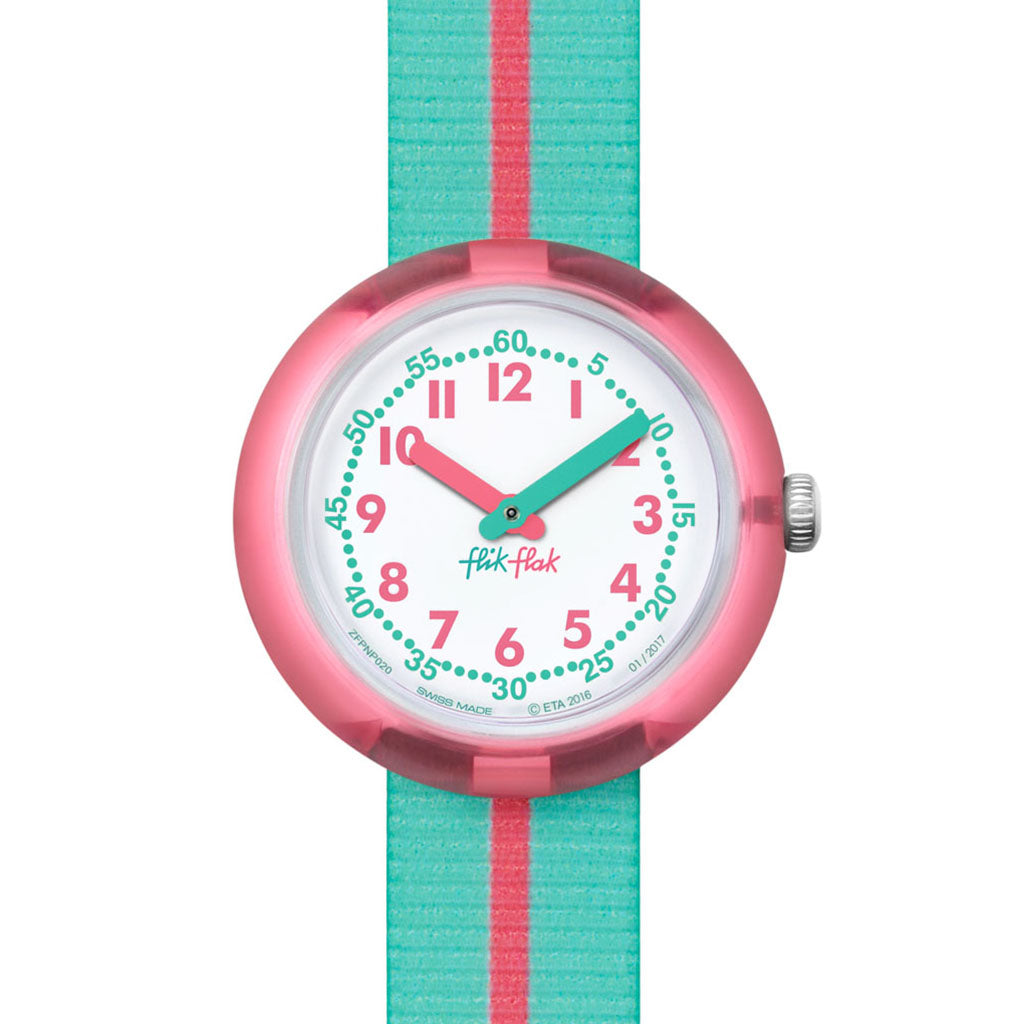 Flik Flak Kinderuhr Pink Band FPNP020