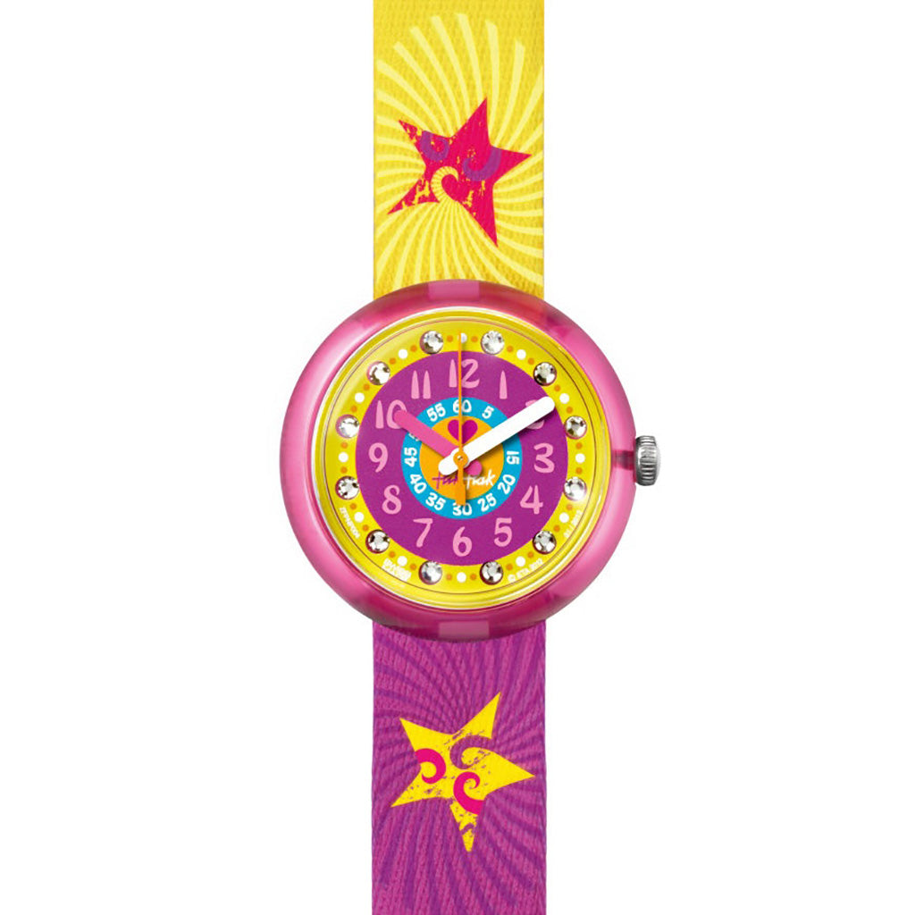 Swatch Flik Flak PINK SPLASHY & FLASHY ZFPNP004