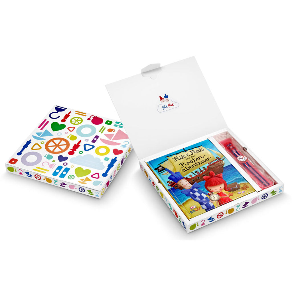 Flik Flak Sonderverpackung mit Buch Flik & Flak und das Piratenabenteuer - DE FGP001-DE