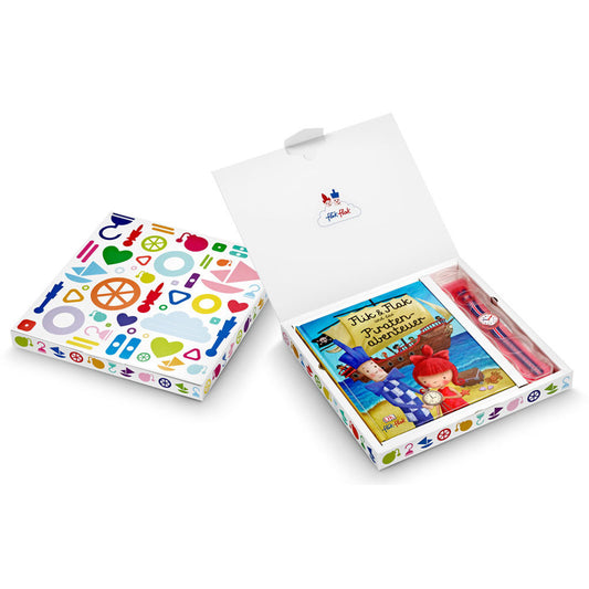 Flik Flak Sonderverpackung mit Buch Flik & Flak und das Piratenabenteuer - DE FGP001-DE