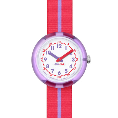 Flik Flak Kinderuhr Puple Band FPNP021