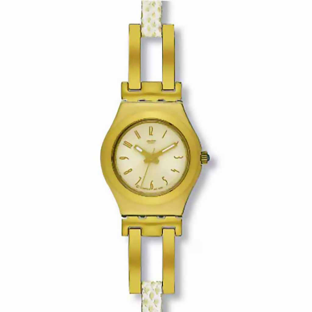 Swatch Irony Lady Rectangularite Doree YSG113P