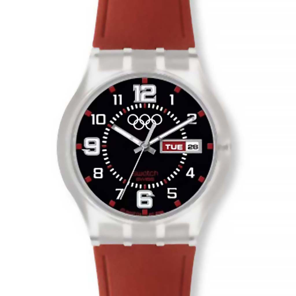 Swatch Jelly in Jelly Olympia Logo Special SUJZ701