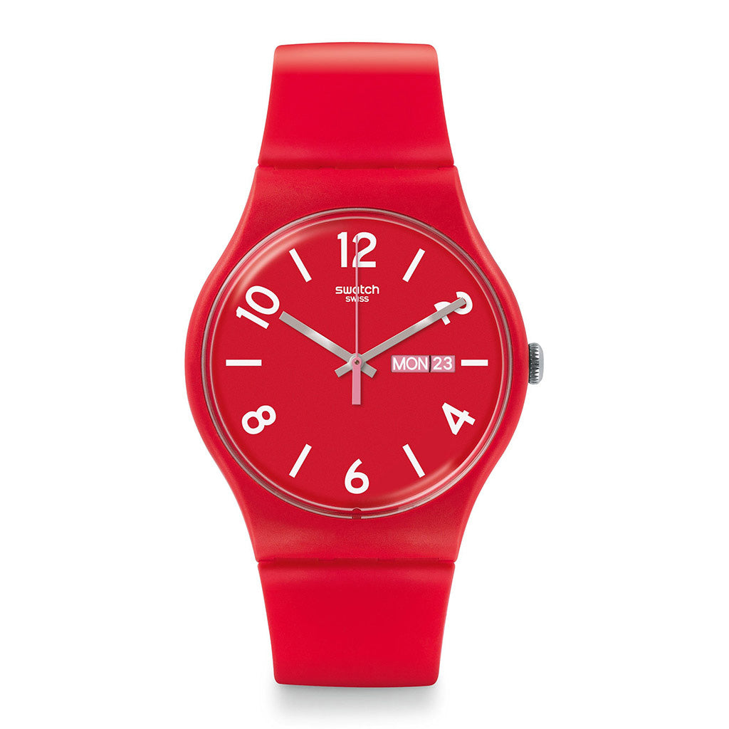 Swatch New Gent Backup Red SUOR705