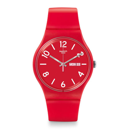 Swatch New Gent Backup Red SUOR705
