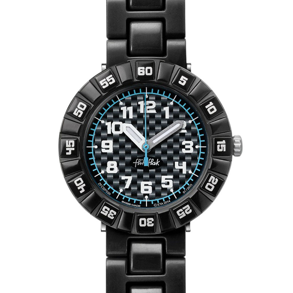 Flik Flak Kinderuhr Seriously Black ZFCSP020