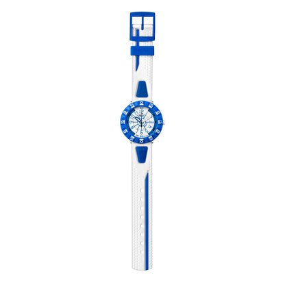 SHAPED WHITE & BLUE
