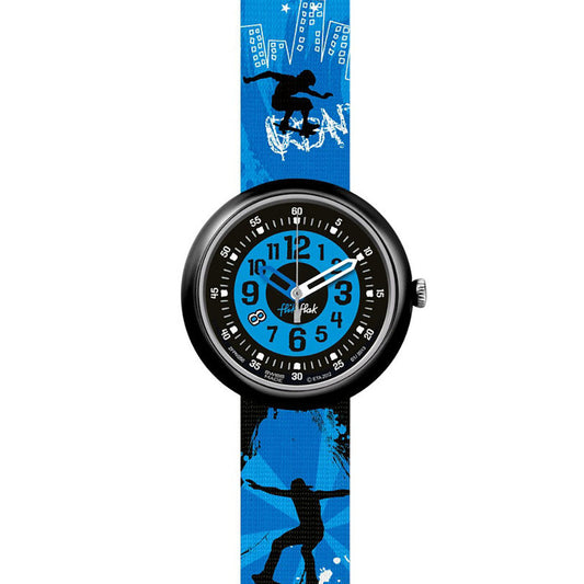 Swatch Flik Flak SKATER'S WORLD IN BLUE FPN056