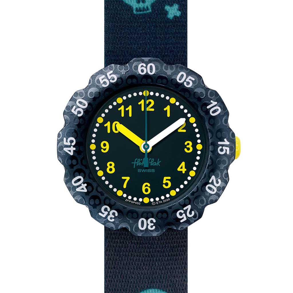 Flik Flak Kinderuhr Skeleticious FPSP052