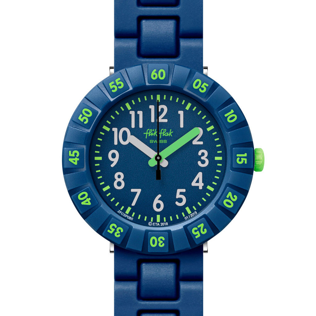 Flik Flak Kinderuhr Solo Dark Blue FCSP086