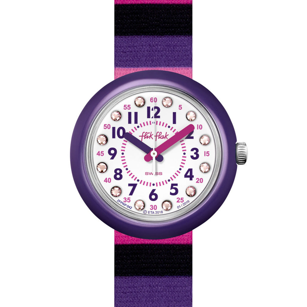 Flik Flak Kinderuhr Stripe Up Your Life FPNP042