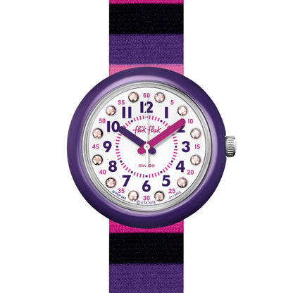 Flik Flak Kinderuhr Stripe Up Your Life FPNP042