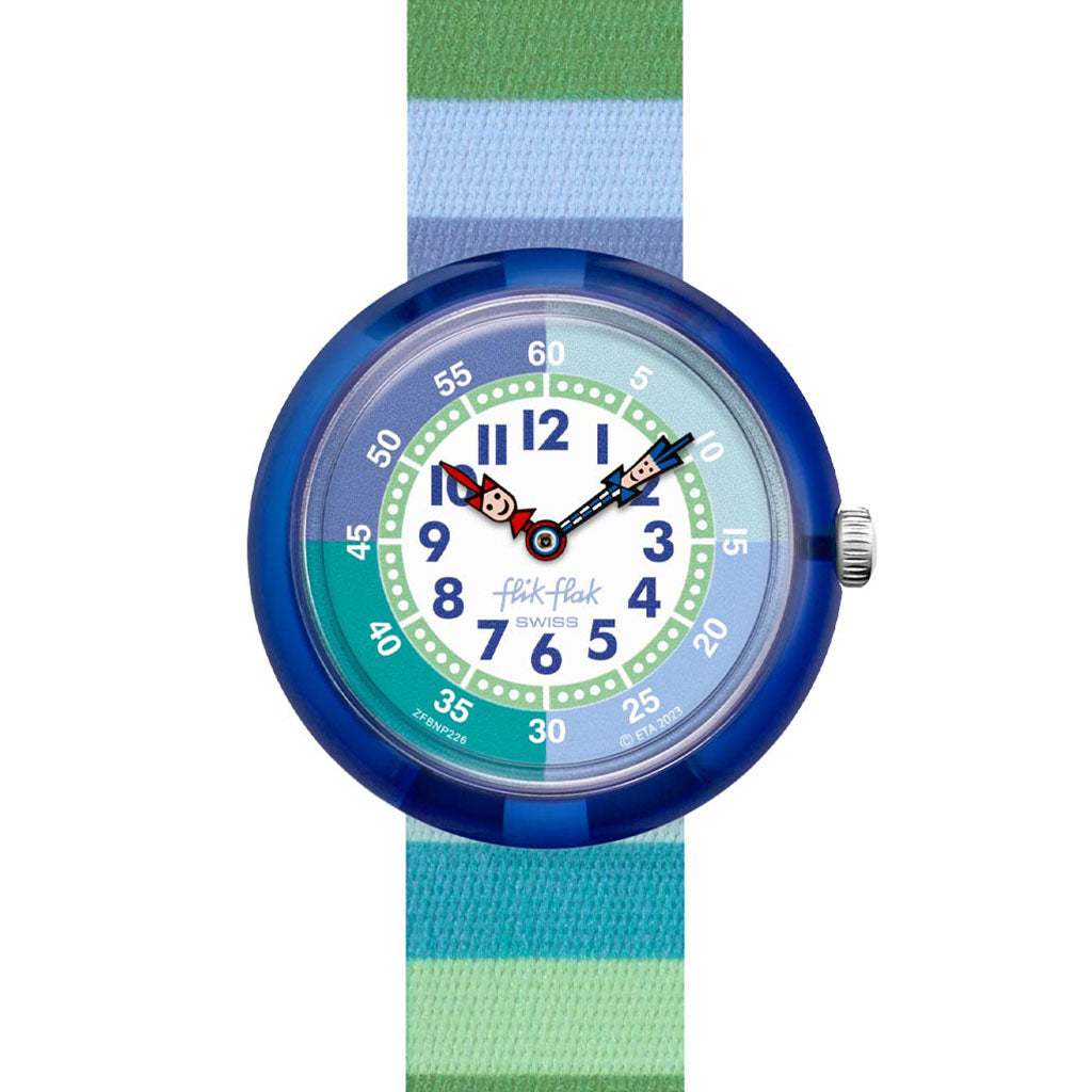 Flik Flak STRIPY GREEN ZFBNP226