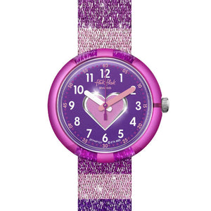 Flik Flak Kinderuhr Stripy Glitter FPNP127