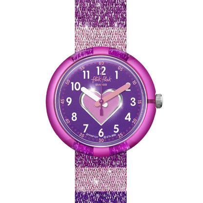 Flik Flak Kinderuhr Stripy Glitter FPNP127